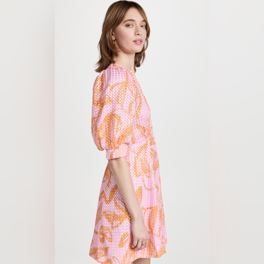 Stine Goya - Printed Sequin Dress - Size 4